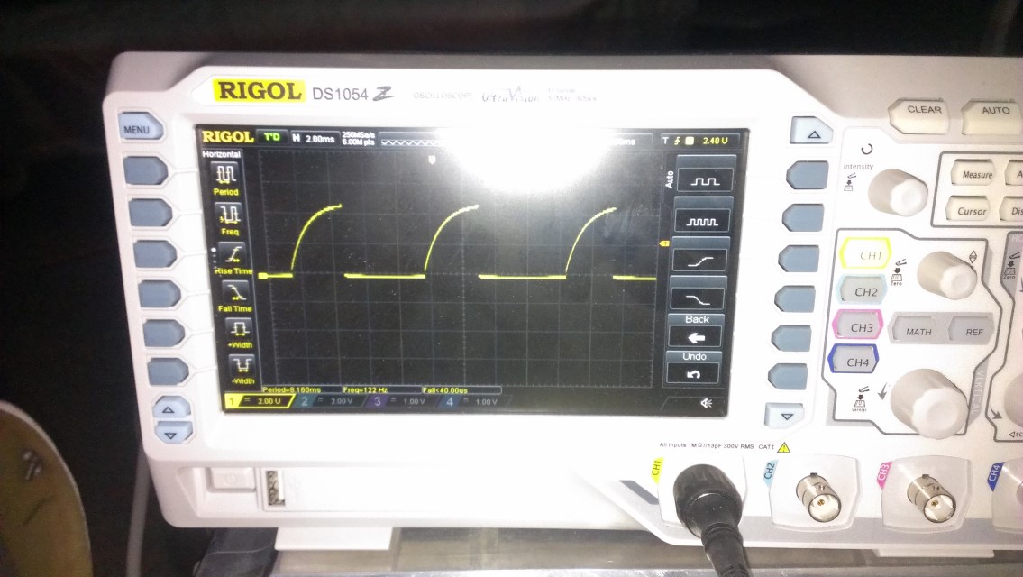 Scope Pulse with Electric Fuel pump, fuel into Bucket.