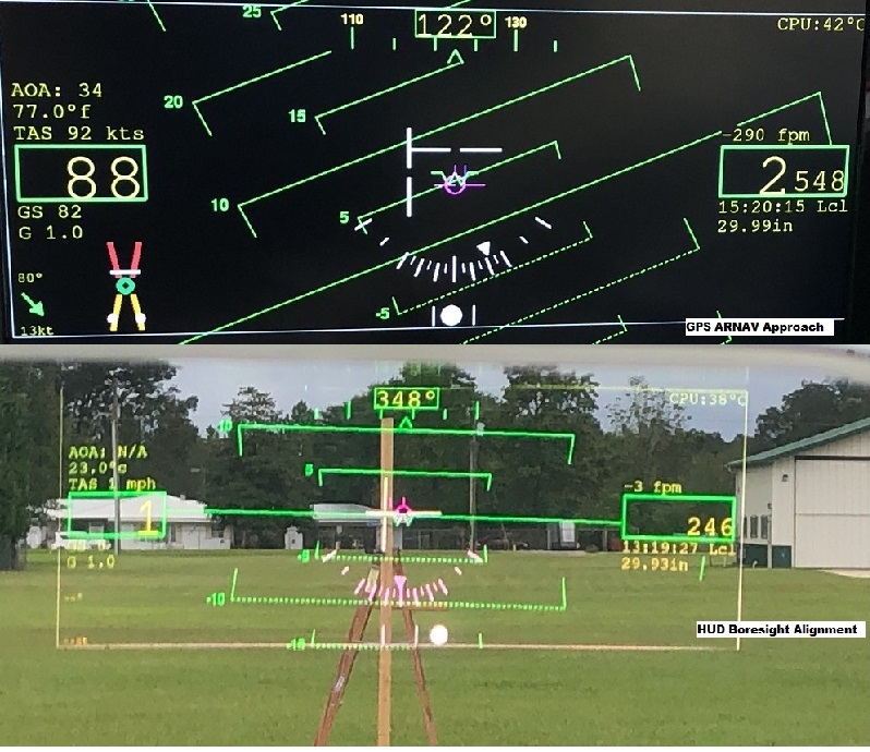 HUD MGL Flight Data Playback &amp; Gnd Boresight